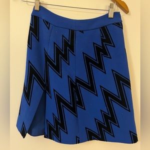 Christopher Kane skirt zig zags sz 4
